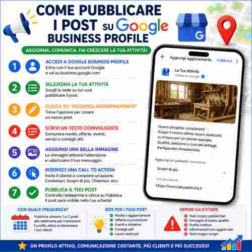 Come pubblicare i post