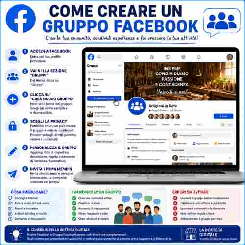 Creare un Gruppo Facebook