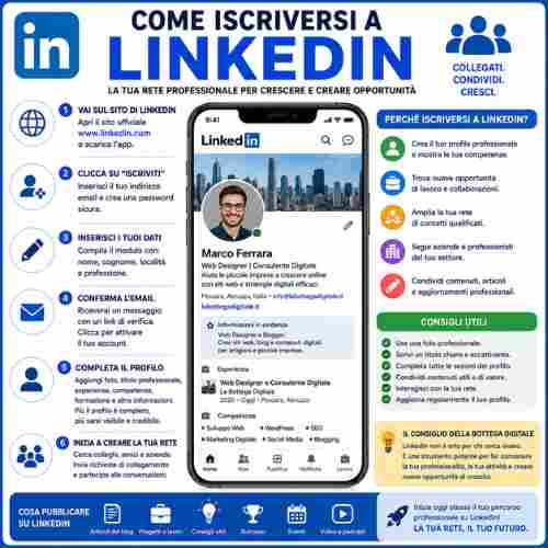 Iscriversi a LinkedIn